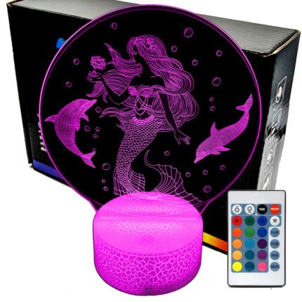 Lampka Mała Syrenka Arielka 3D LAMP LED