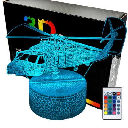 Lampka Helikopter 3D LAMP LED