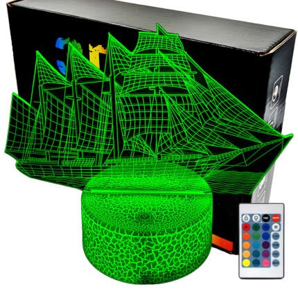 Lampka Statek 3D LAMP LED