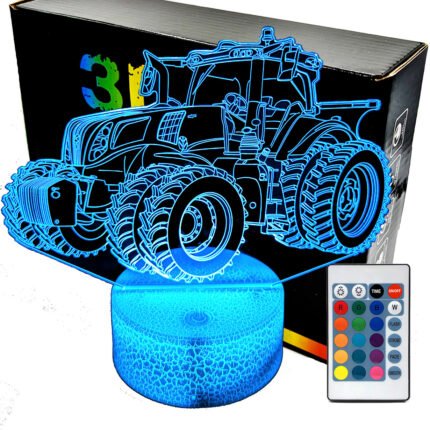 Lampka Traktor 8 kół 3D LAMP LED